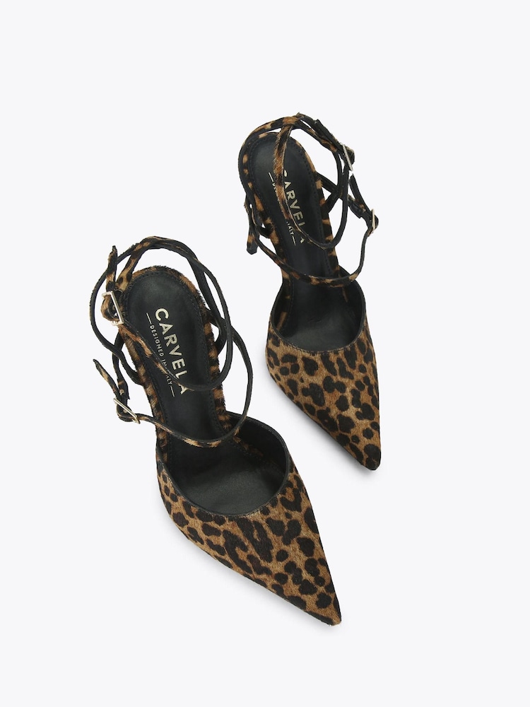 Carvela Black Eterno Strappy Court Shoes - Image 2 of 4