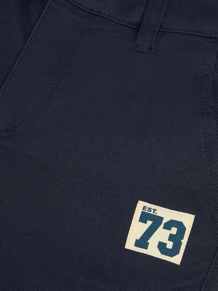 Monsoon Blue Contrast Stripe Cuffed Trousers - Image 3 of 3 Monsoon Blue Contrast Stripe Cuffed Trousers - Image 3 of 3