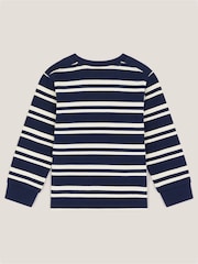 Monsoon Blue Fox Stripe Long Sleeve T-Shirt - Image 3 of 4