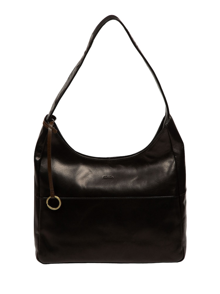 Conkca 'Maeve' Leather Cross Body Black Bag - Image 1 of 7 Conkca 'Maeve' Leather Cross Body Black Bag - Image 1 of 7