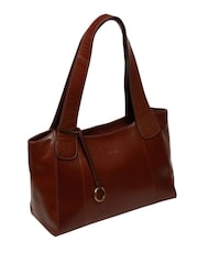 Conkca 'Lilou' Leather Brown Handbag - Image 6 of 9