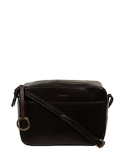 Negro - Conkca 'Dahlia' Leather Cross-Body Bag - Imagen 3 de 6