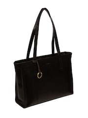 Conkca Black 'Bella' Leather Tote Bag - Image 8 of 8