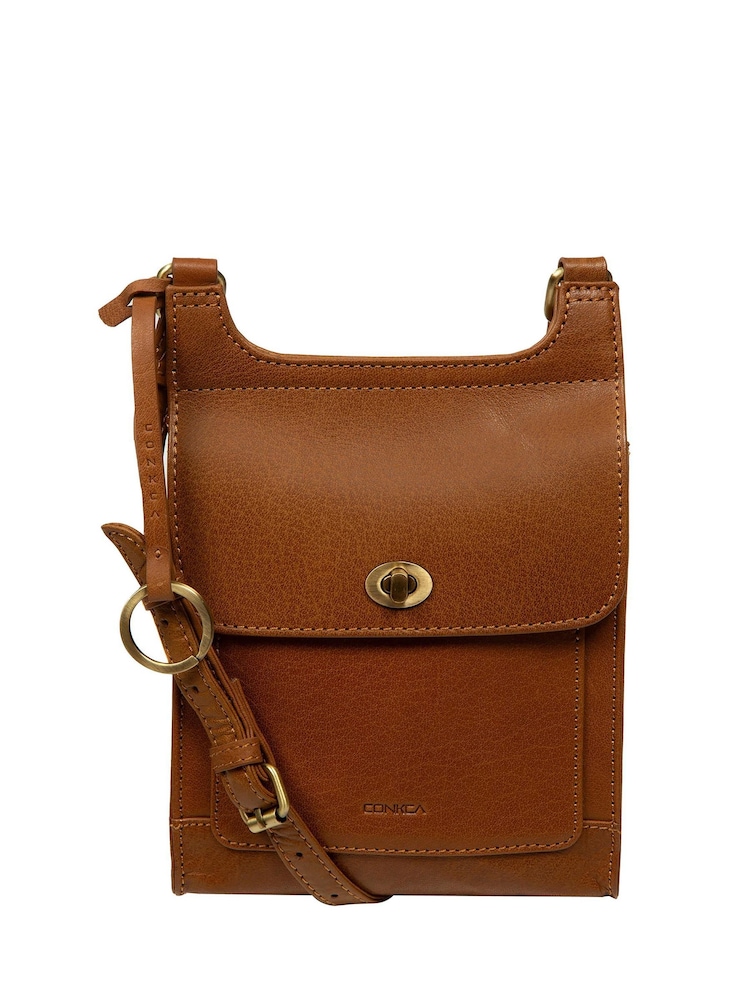 Conkca 'Dahlia' Leather Cross-Body Bag - Image 2 of 5 Conkca 'Dahlia' Leather Cross-Body Bag - Image 2 of 5