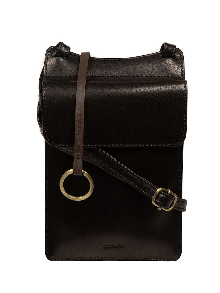 Conkca Seraphina Leather Cross-Body Phone Bag - Image 1 of 6 Conkca Seraphina Leather Cross-Body Phone Bag - Image 1 of 6
