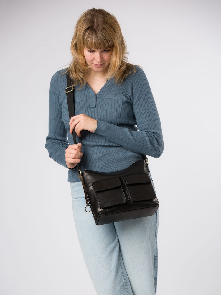 Conkca Natalie Leather Shoulder Bag - Image 2 of 2 Conkca Natalie Leather Shoulder Bag - Image 2 of 2
