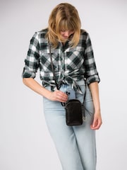 Conkca 'Giselle' Leather Cross Body Phone Bag - Image 3 of 3