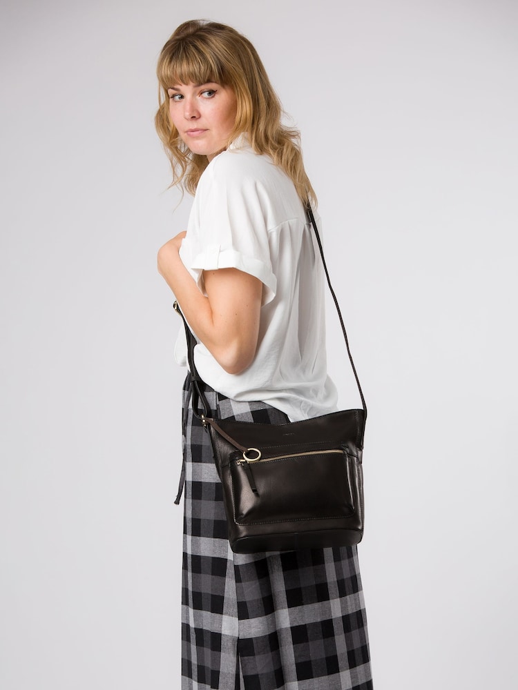 Conkca 'Zinnia' Leather Cross Body Bag - Image 1 of 4 Conkca 'Zinnia' Leather Cross Body Bag - Image 1 of 4