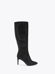 KG Kurt Geiger Black Angel High Leg Boots - Image 1 of 4