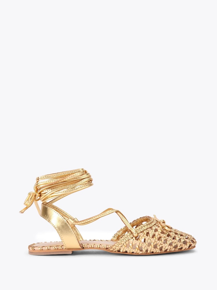 KG Kurt Geiger Gold Marlowe Pumps - Image 1 of 4 KG Kurt Geiger Gold Marlowe Pumps - Image 1 of 4
