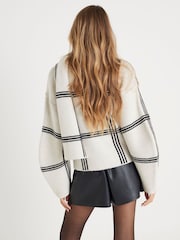 River Island Grey Wrap Scarf Cardigan - Image 2 of 4