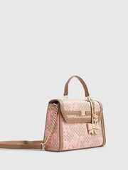 River Island Brown Medium Bow Charm Tote Bag - Image 3 of 6