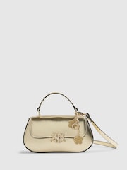 River Island Gold Snake Detail Tote Bag - Image 1 of 6