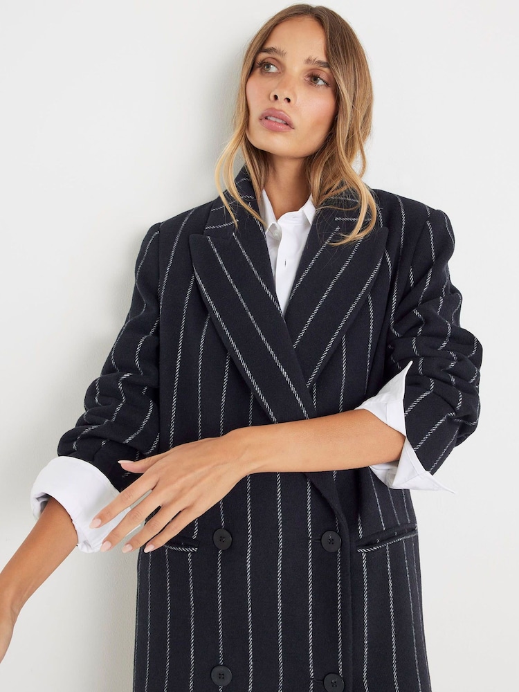 River Island Pinstripe Coat - Bild 4 von 4