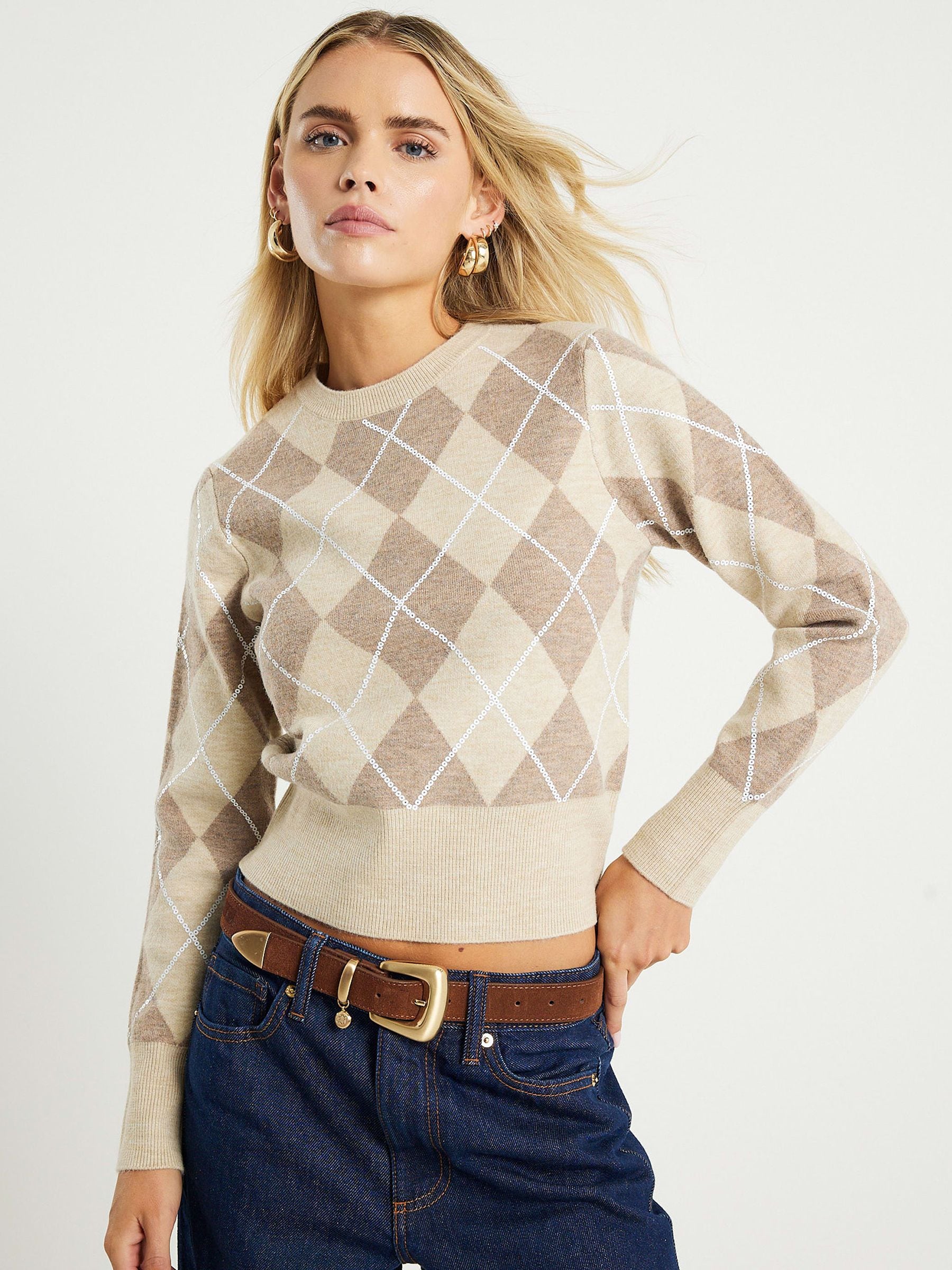 ナイルです Next：日本 River Island アーガイルプリント トップス from Next Japan