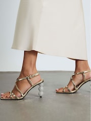 River Island Disco Ball Heeled Sandals - Imagen 1 de 6