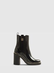 River Island Black Heeled Chelsea Boots - Image 1 of 5