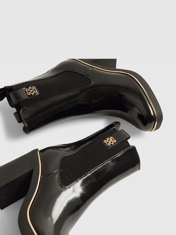 River Island Black Heeled Chelsea Boots - Image 5 of 5