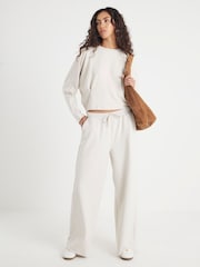 River Island Cream Premium Batwing Sweatshirt - Image 3 of 4