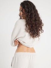 River Island Cream Premium Batwing Sweatshirt - Image 4 of 4