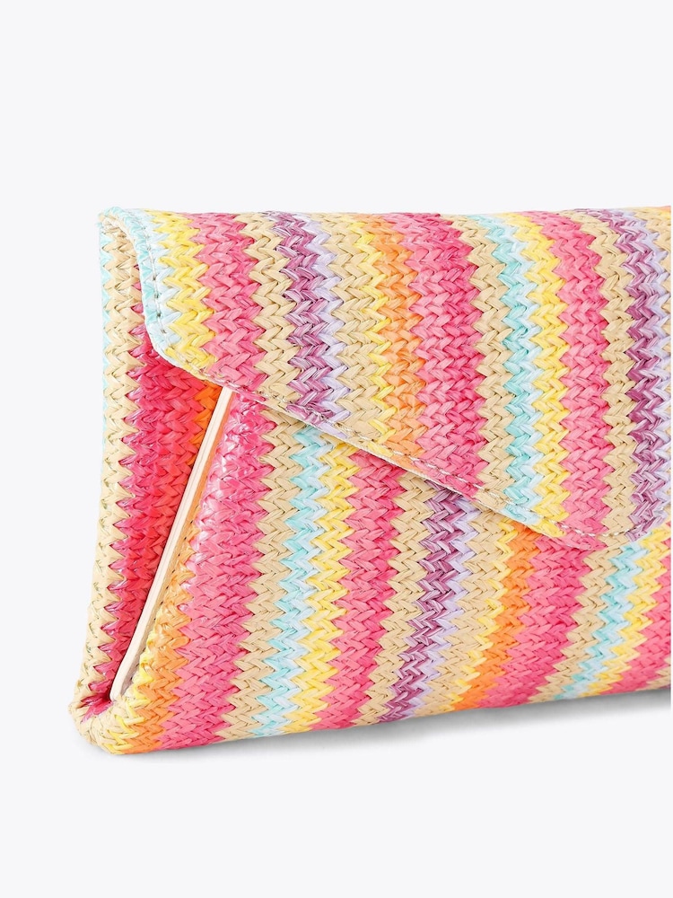 Carvela Pink Carvela Pink Megan Envelope Clutch Bag - Image 4 of 4