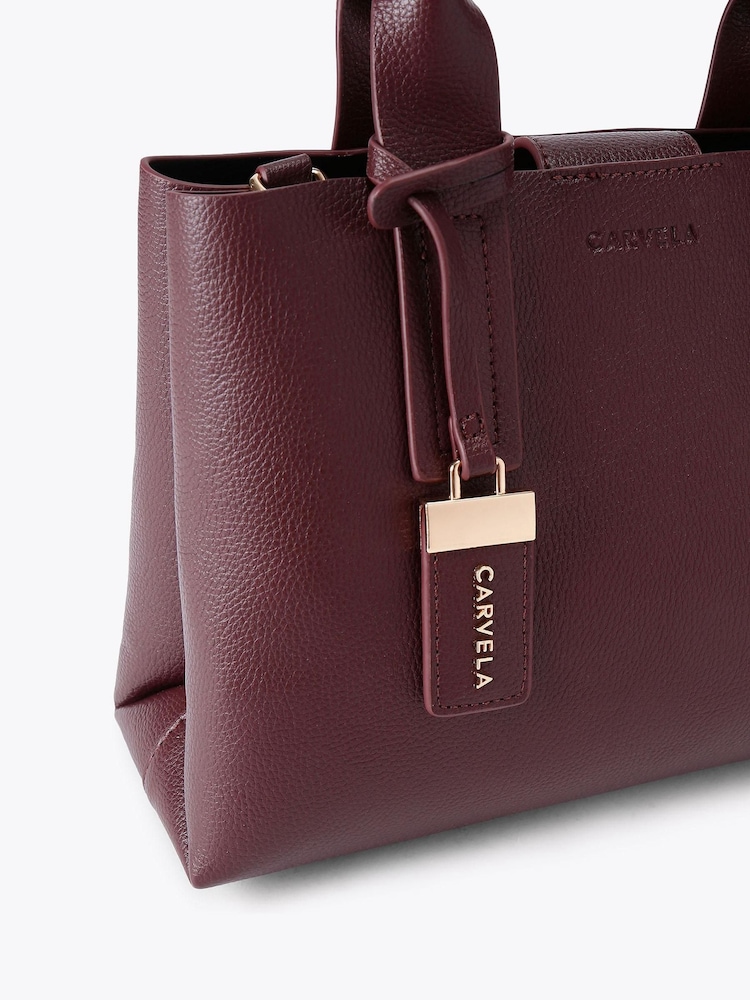 Carvela Carvela Red Luna Mini Tote Bag - Bild 4 von 4