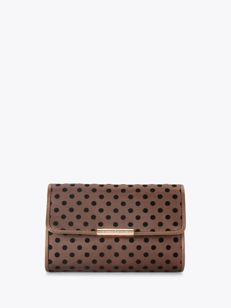 Carvela Brown Gala Clutch 2 Bag - Image 1 of 4 Carvela Brown Gala Clutch 2 Bag - Image 1 of 4