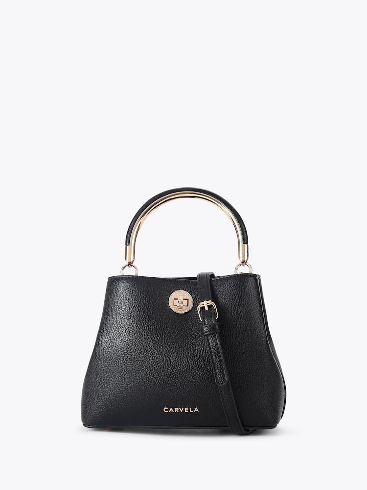 Carvela Black Carvela Black Jackpot Top Handle Bag - Image 1 of 4 Carvela Black Carvela Black Jackpot Top Handle Bag - Image 1 of 4