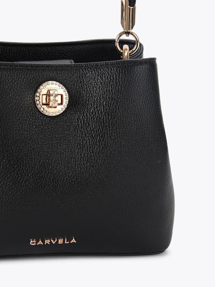 Carvela Black Carvela Black Jackpot Top Handle Bag - Image 4 of 4 Carvela Black Carvela Black Jackpot Top Handle Bag - Image 4 of 4