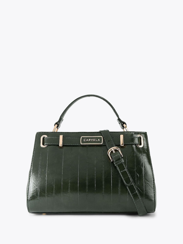 Carvela Green Violet Belted Midi Bag - Image 1 of 4