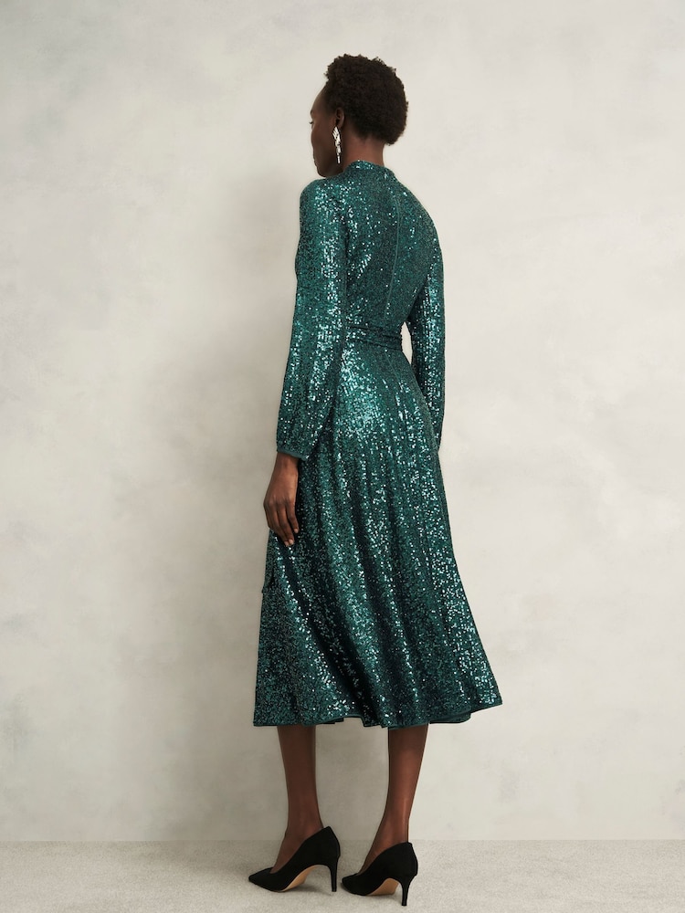 Hobbs Green Meadow Dress - Image 2 of 4
