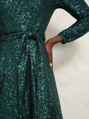 Hobbs Green Meadow Dress - Image 3 of 4