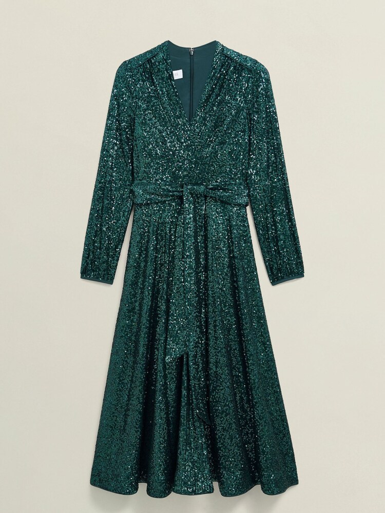 Hobbs Green Meadow Dress - Image 4 of 4