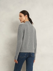 Hobbs Grey Bonnie Knitted Jacket - Image 2 of 4