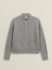 Hobbs Grey Bonnie Knitted Jacket - Image 4 of 4
