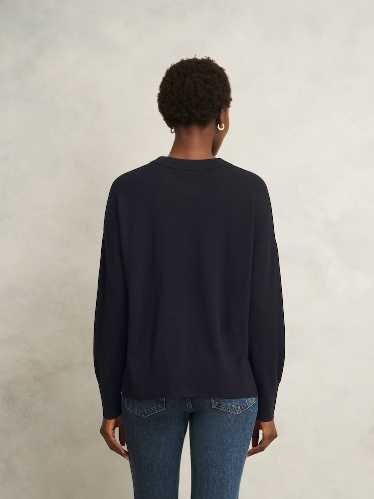 Hobbs Blue Arnelle Star Jumper - Image 2 of 4
