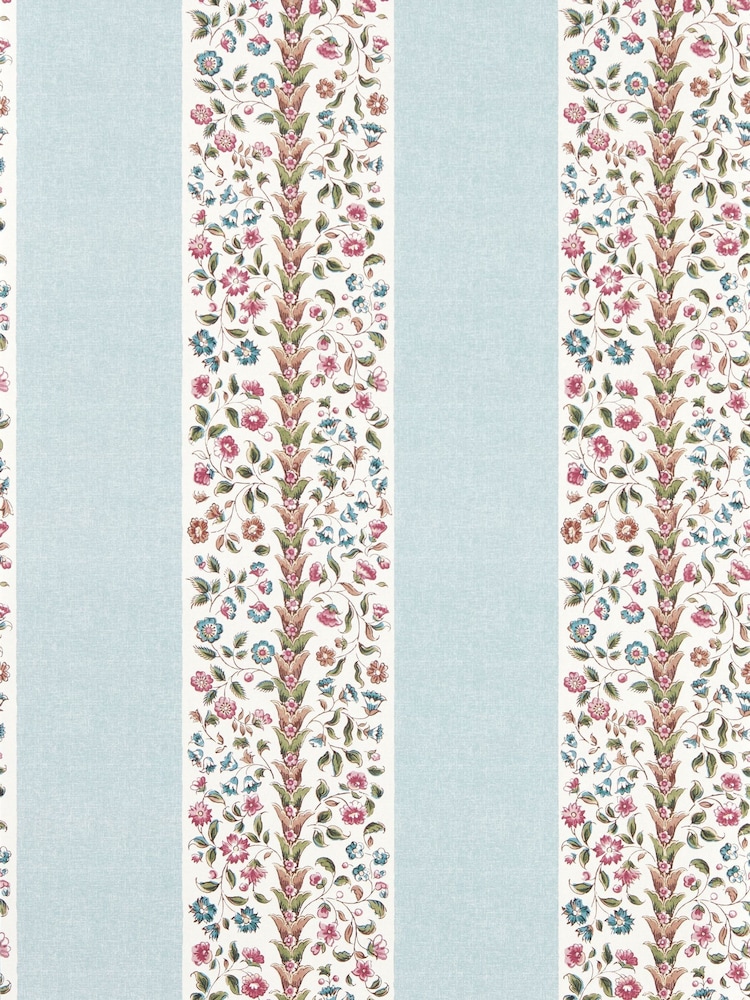Sanderson Mineral Blue Wisteria Highgrove Wallpaper 10M Pergola Stripe - Image 1 of 1 Sanderson Mineral Blue Wisteria Highgrove Wallpaper 10M Pergola Stripe - Image 1 of 1