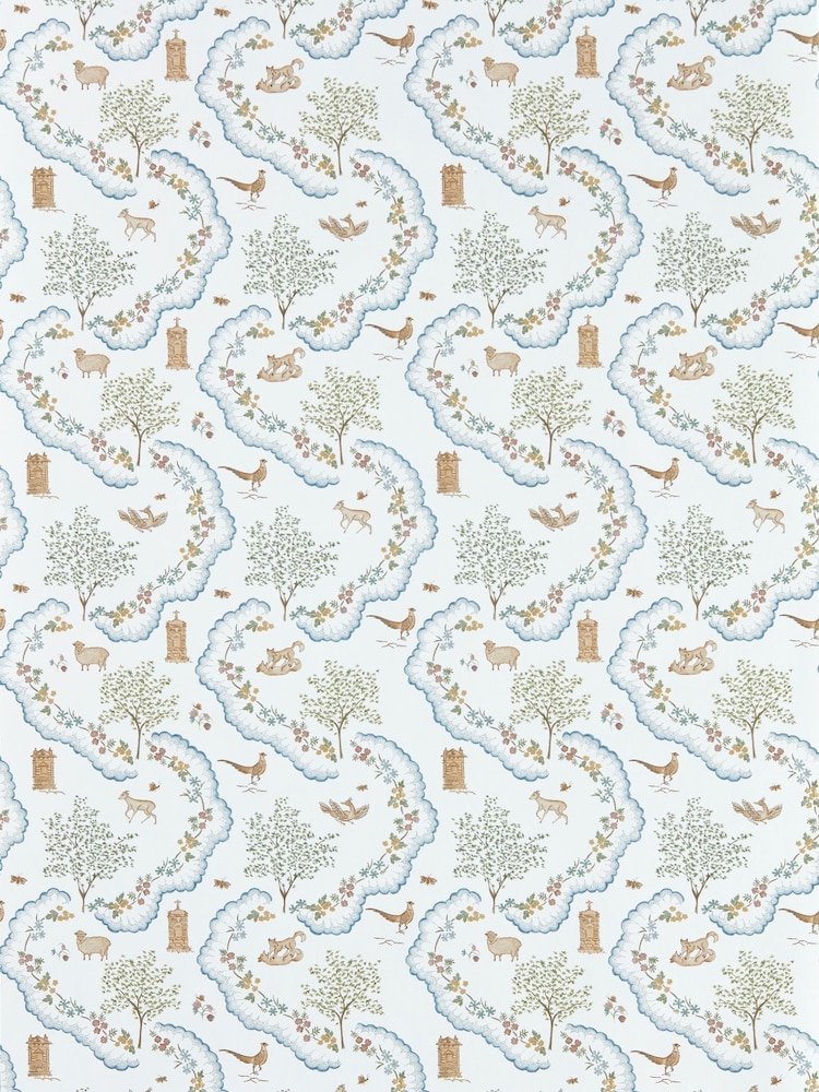 Sanderson Going Green Highgrove Wallpaper 10M Wildflower Meadow - Image 1 of 1 Sanderson Going Green Highgrove Wallpaper 10M Wildflower Meadow - Image 1 of 1