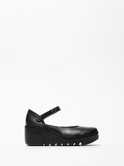Fly London Black Bawo 543Fly Shoes - Image 1 of 4