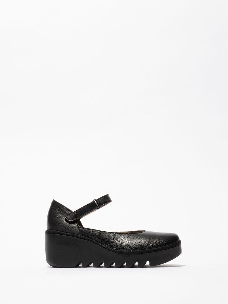 Fly London Black Bawo 543Fly Shoes - Image 1 of 4