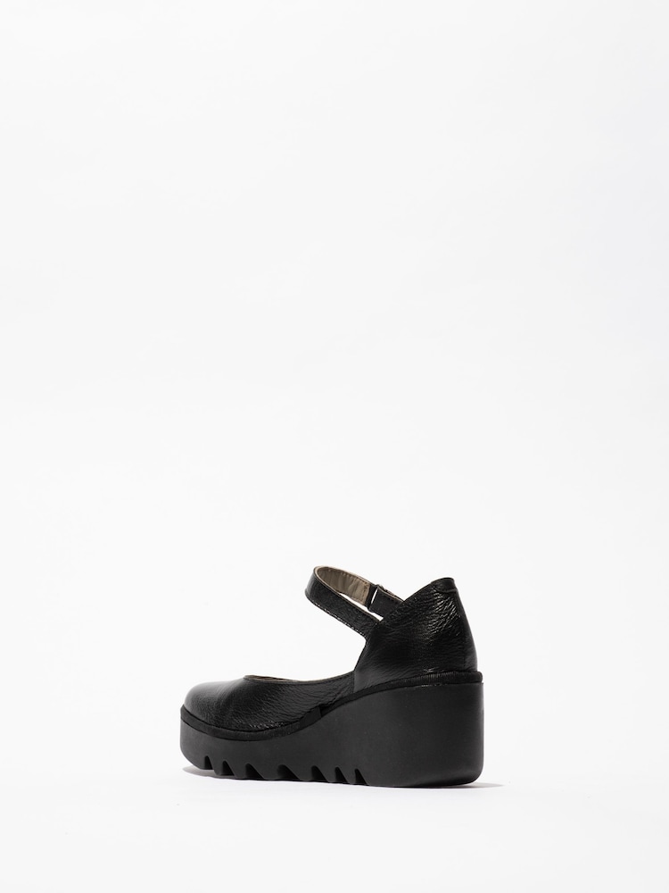 Fly London Black Bawo 543Fly Shoes - Image 2 of 4