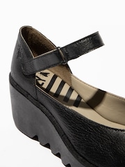 Fly London Black Bawo 543Fly Shoes - Image 3 of 4