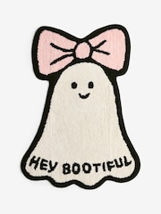 White/Pink Halloween Ghost Bathmat - Image 3 of 3