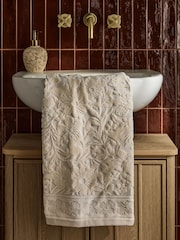 Natural Country Floral Towel - Image 1 of 4