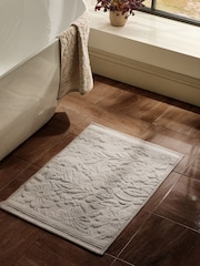 Natural Country Floral Bathmat - Image 1 of 3