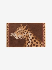 Brown Leopard Face Bathmat - Image 2 of 3