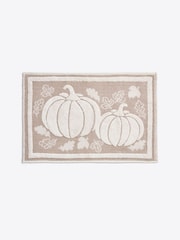 Natural Pumpkin Floral Bathmat - Image 2 of 3