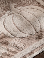 Natural Pumpkin Floral Bathmat - Image 3 of 3
