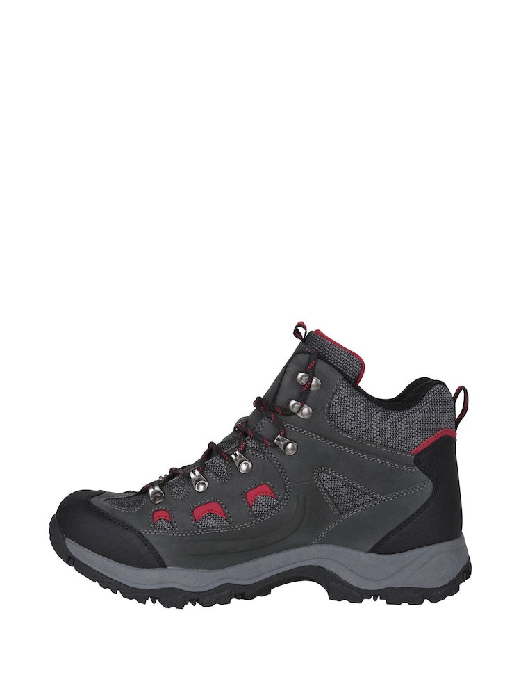 Mountain Warehouse Light Grey Adventurer Mens Waterproof Walking Boots - Image 2 of 7 Mountain Warehouse Light Grey Adventurer Mens Waterproof Walking Boots - Image 2 of 7