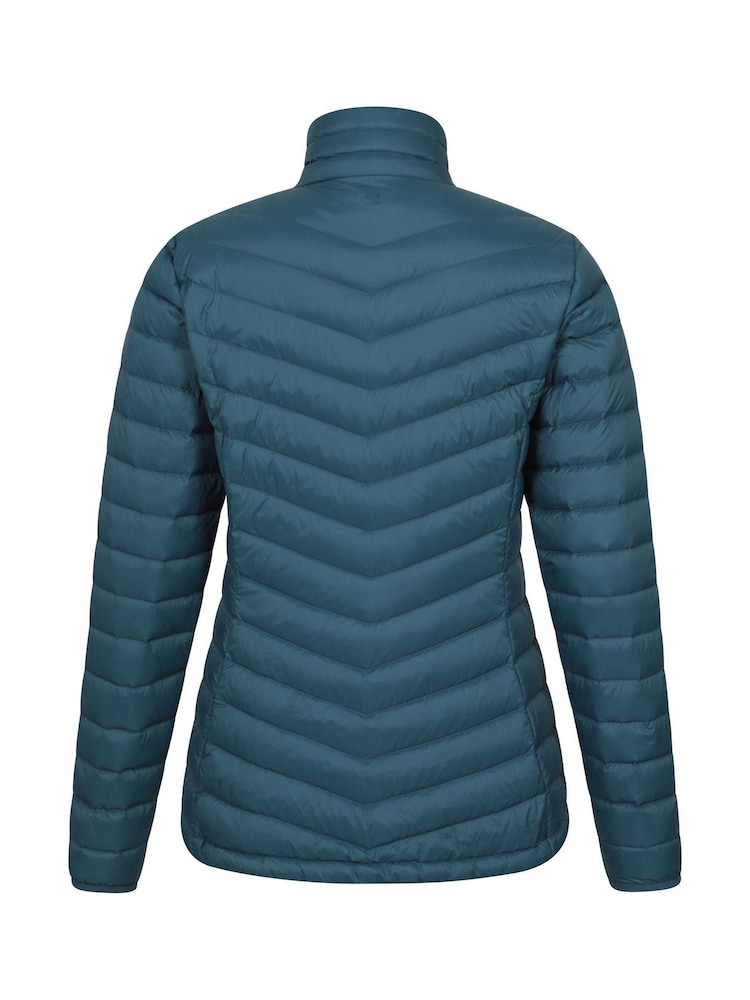 Mountain Warehouse Blue Womens Featherweight Water Resistant Down Jacket - Image 2 of 5